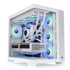 Thermaltake View 380 Tempered Glass ARGB Case Snow