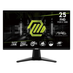 MSI MAG 255XFV 24.5“ FHD Rapid VA 250Hz 0.5ms Gaming Monitor