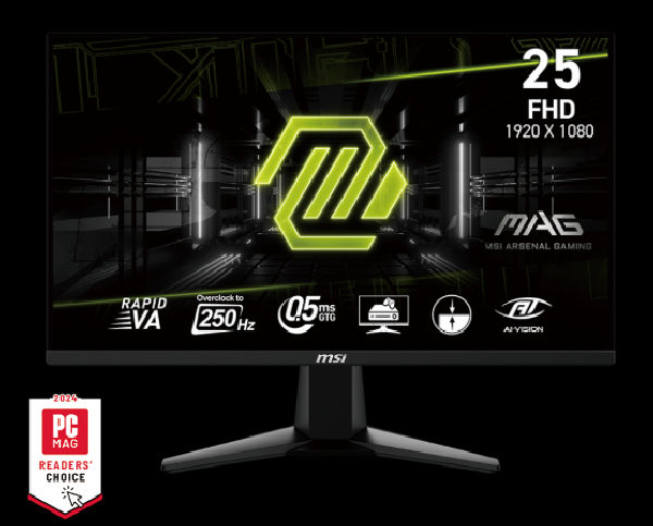 MSI MAG 255XFV 24.5" Gaming Monitor Overclockable to 250Hz