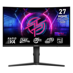 MSI MPG 275CQRXF 27inch 240Hz QHD Curved Gaming Monitor with USB-C