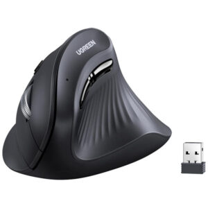 UGREEN Vertical Ergonomic Mouse Bluetooth & 2.4G - Black