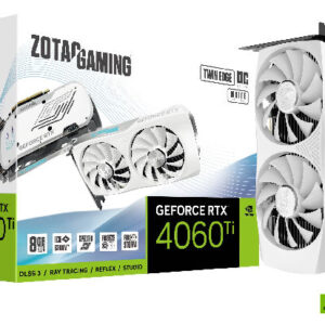 Zotac Gaming RTX4060 Ti Twin Edge OC 8GB Graphics Card White