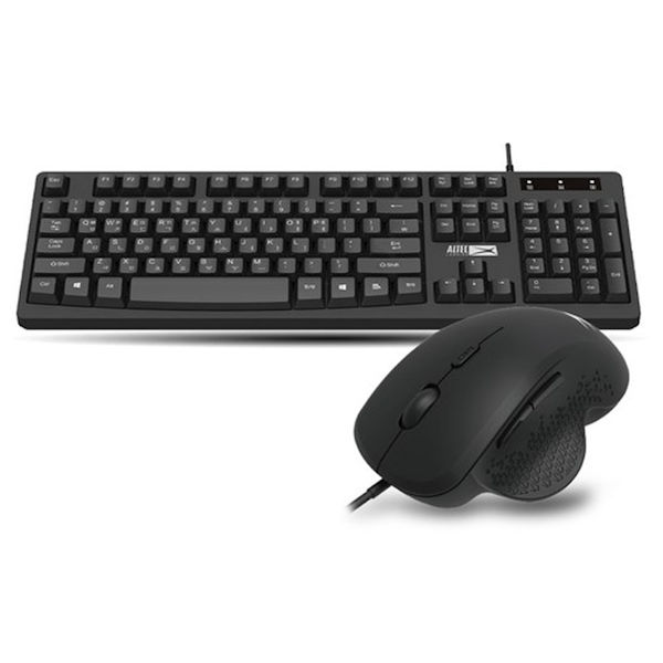 Altec Lansing Wired Keyboard & Mouse Combo - Black