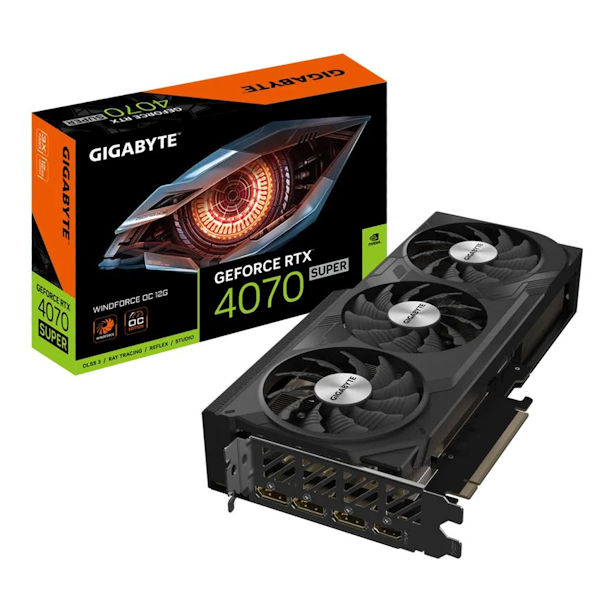 Gigabyte RTX4070 Super Windforce OC 12GB Graphics Card