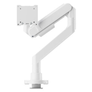 Infinity Ergonomic Heavy Duty Gas Spring Single Monitor Arm White