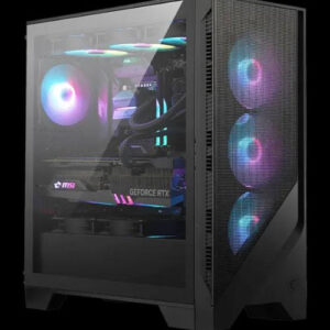 MSI MAG FORGE 321R Airflow- mATX Case- Black