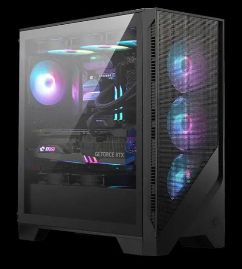 MSI MAG FORGE 321R Airflow- mATX Case- Black