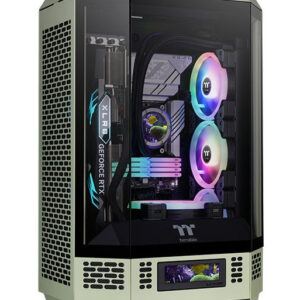 Thermaltake The Tower 300 Tempered Glass mATX Case- Matcha Green Edition