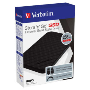 Verbatim Store'n'Go 256GB USB 3.2 Gen 1 Portable SSD