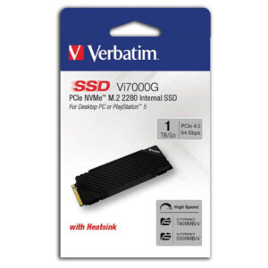 Verbatim Vi7000G 1TB Gen 4.0 NVMe SSD with Heatsink