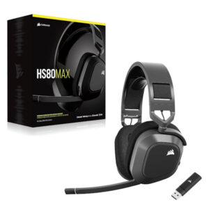 Corsair HS80 Max Wireless Gaming Headset - Steel Gray