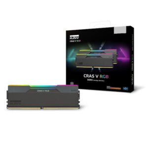 KLEVV Fit V 32GB (16GBx2) DDR5 RGB Gaming Memory 6000MTs Black