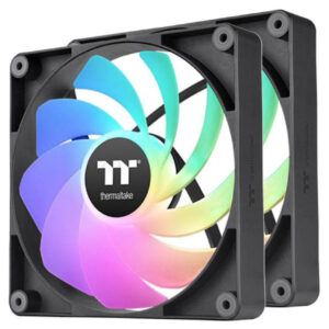 Thermaltake CT120 Reverse ARGB Fans (2 Pack) - Black