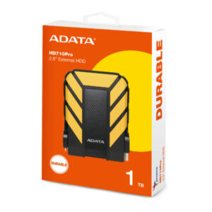 ADATA HD710P 1TB Rugged External HDD - Yellow