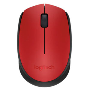 Logitech M171 Wireless Mouse Ambidextrous Red