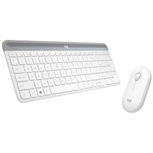 Logitech MK470 Slim Wireless Keyboard & Mouse Combo Off White