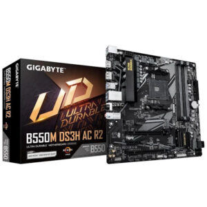 Gigabyte B550M DS3H AC R2 AM4 Wi-Fi 5 mATX Motherboard