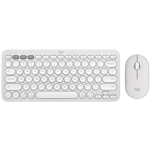 Logitech Pebble 2 Combo Wireless Keyboard & Mouse White