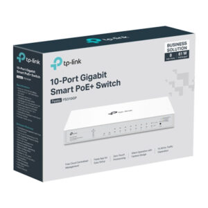 TP-Link Festa 10-Port Gigabit Smart Switch with 8-Port PoE+ (FS310GP)
