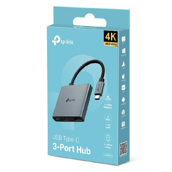 TP-Link UH3020C USB Type-C 3 in 1 Hub