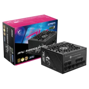 MSI MPG A1250GS 1250W 80+ Gold PCIE5 Fully Modular ATX Power Supply (MPG A1250GS PCIE5)