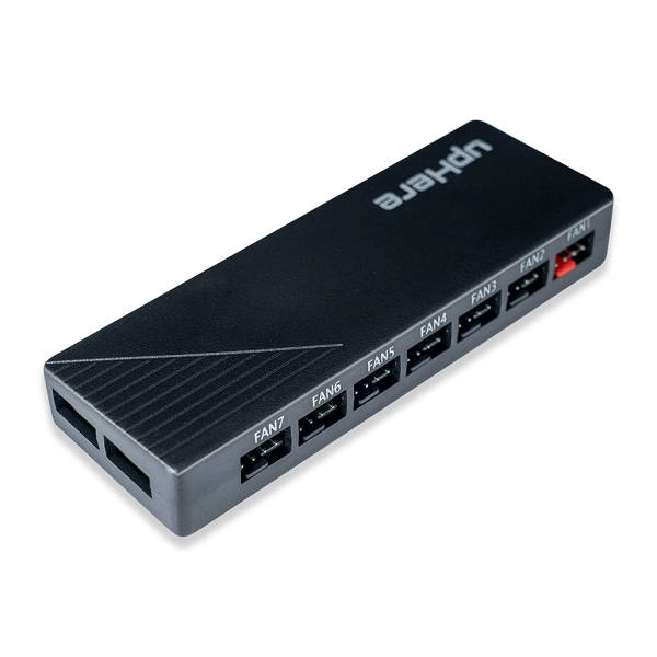 7 Port PWM Fan Hub (4 Pin Sata Power)