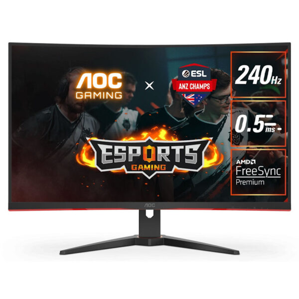 AOC C32G2ZE 32 240Hz FHD 0.5ms VA Curved Gaming Monitor