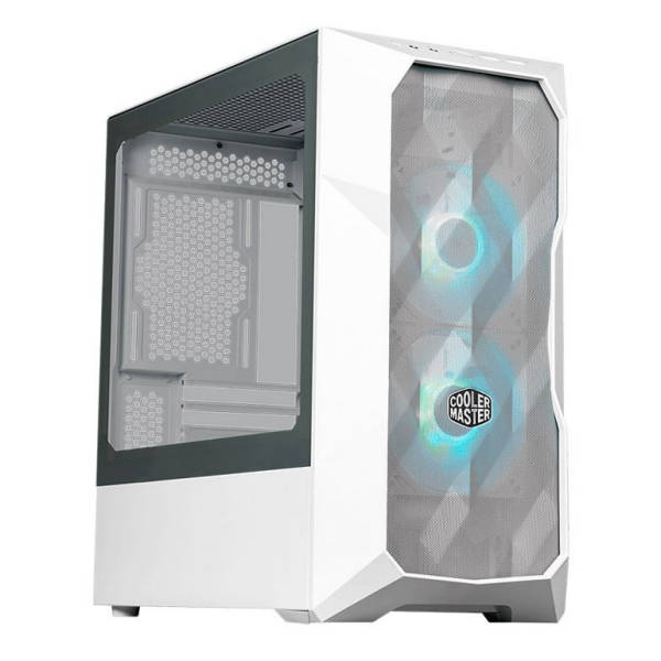 Cooler Master MasterBox TD300 Mesh Mini-Tower Case - White