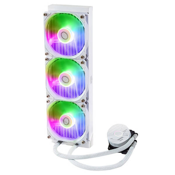 Cooler Master MasterLiquid 360L Core ARGB CPU Liquid Cooler White