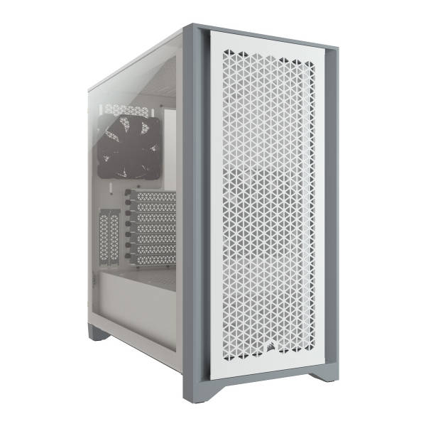 Corsair 4000D Airflow Tempered Glass Mid-Tower ATX Case - White