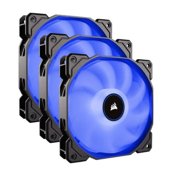 Corsair AF Series AF120 LED 120mm Fan - Blue 3 Pack