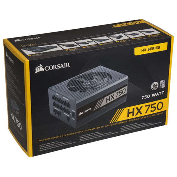 Corsair HX750 80+ Platinum 750W Full Modular Power Supply