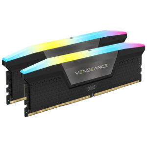 Corsair Vengeance RGB 32GB (2x16GB) 5200MHz CL40 DDR5 Memory Black