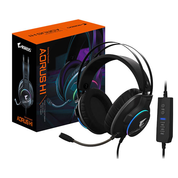 Gigabyte AORUS H1 Virtual 7.1 Gaming Headset