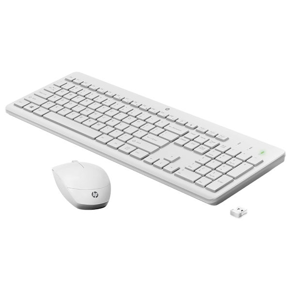 HP 230 Wireless Keyboard & Mouse Combo White