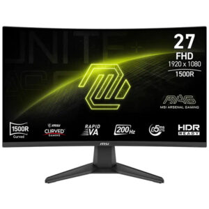MSI MAG 276CF E20 27" FHD 200Hz Adaptive Sync Curved Gaming Monitor