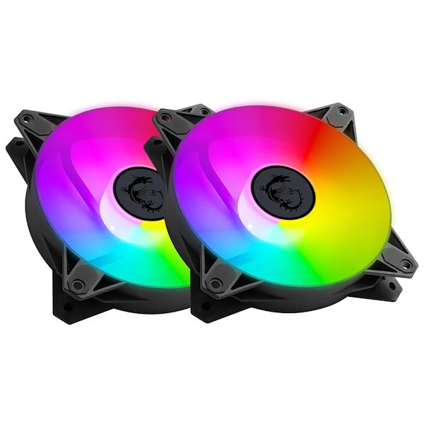MSI MPG F120 ARGB 120mm 2 Fan Pack (Black)