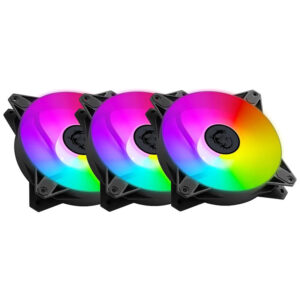 MSI MPG F120 ARGB 120mm Case Fan Black (3 Pack)