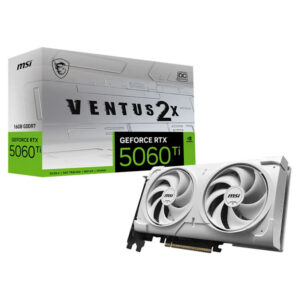 MSI RTX 5060 Ti Ventus 2X OC 16GB Graphics Card White