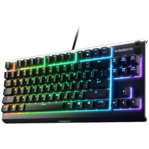 SteelSeries Apex 3 TKL Compact Gaming Keyboard - Prism 10-Zone RGB Illumination