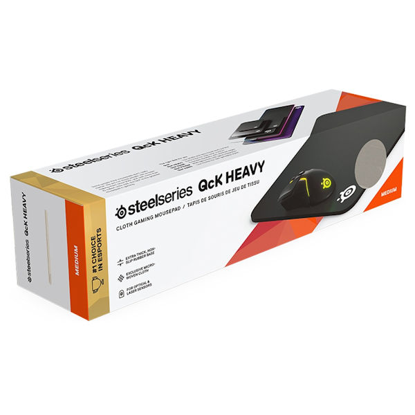 SteelSeries QCK HEAVY Cloth Gaming Mouse Pad - Medium