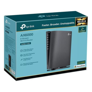TP-Link AX6000 Dual-Band Gigabit Wi-Fi 6 Router with 2.5GbE Port (Archer AX80)
