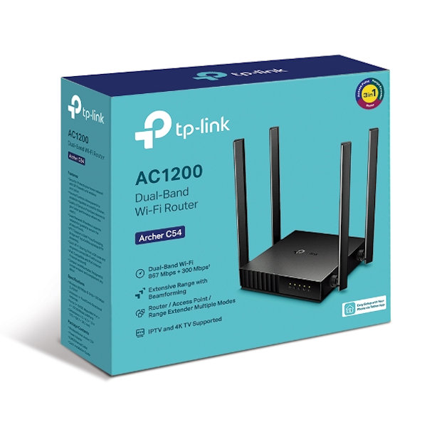 TP-Link Archer C54 AC1200 Dual-Band Wi-Fi Router