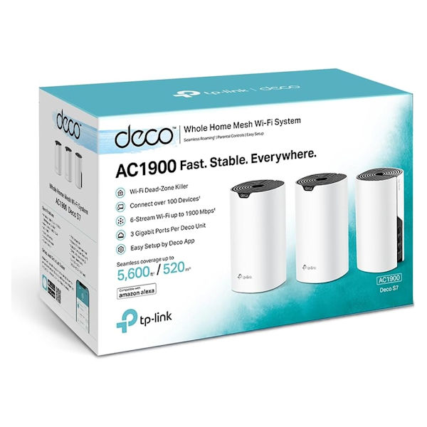 TP-Link Deco S7 AC1900 Whole Home Mesh Wi-Fi System