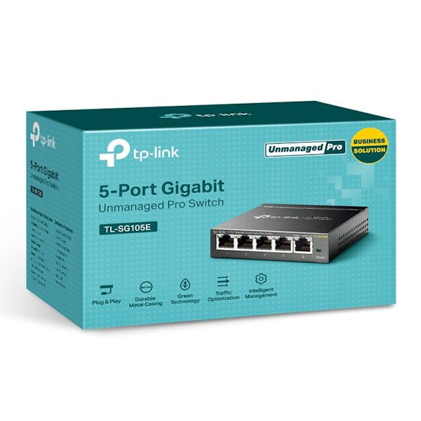 TP-Link TL-SG105E 5-Port Gigabit Easy Smart Switch