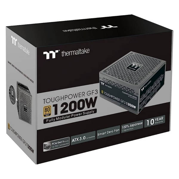 Thermaltake Toughpower GF3 1200W 80+ Gold PCIe5 ATX 3.0 Modular Power Supply