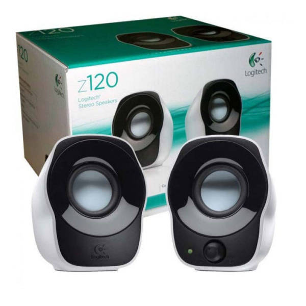 Z120 Logitech USB Speakers - White