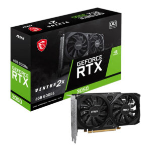MSI RTX 3050 Ventus 2x 6GB GDDR6 Graphics Card