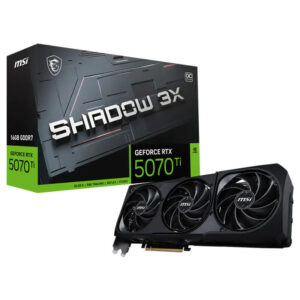 MSI GeForce RTX 5070 Ti 16G Shadow 3X OC Graphics Card
