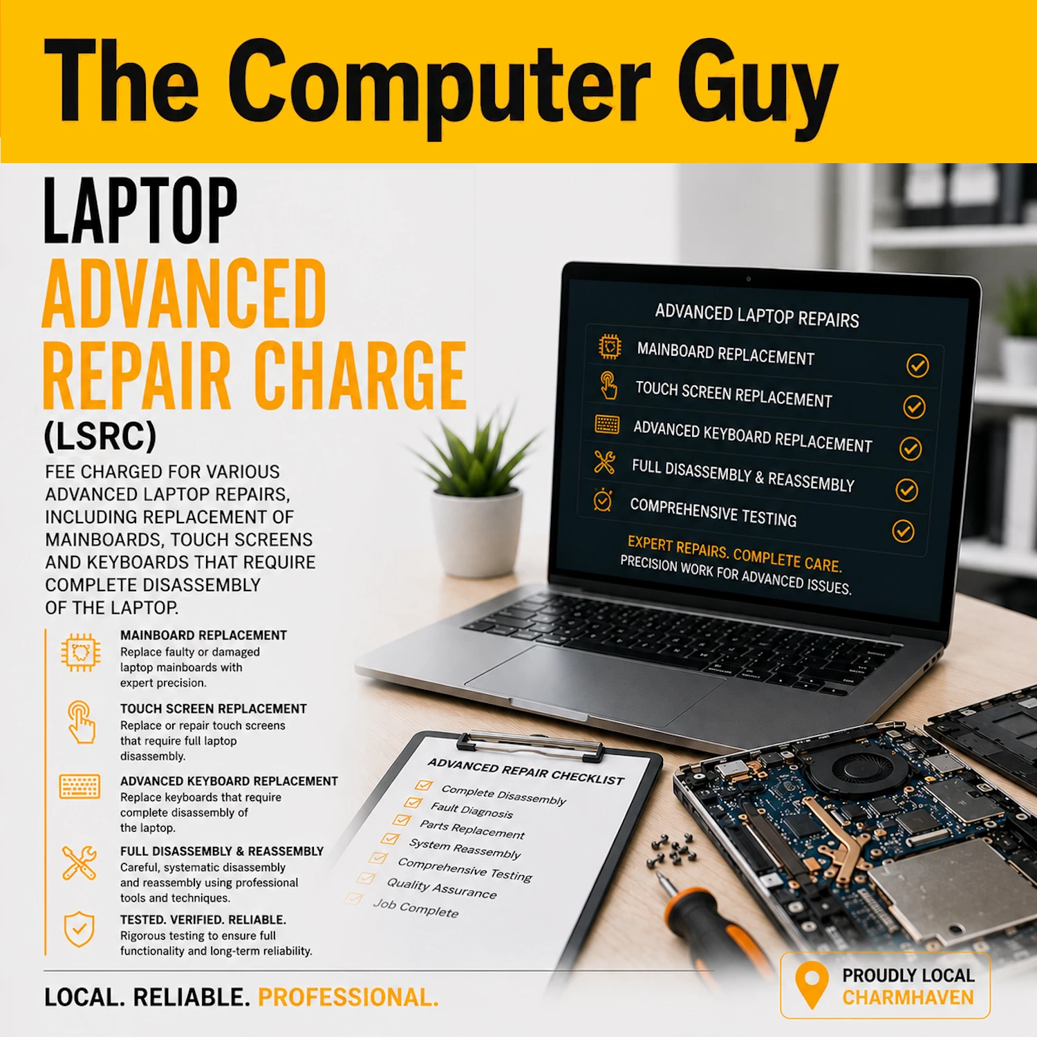 Laptop Advanced Repair Charge (LARC)
